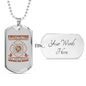 Save More Than Homes Firefighter Gift Stainless Steel or 18k Gold Dog Tag 24" Chain-Express Your Love Gifts