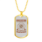 Save More Than Homes Firefighter Gift Stainless Steel or 18k Gold Dog Tag 24" Chain-Express Your Love Gifts