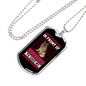 Save My German Shepherd Necklace Stainless Steel or 18k Gold Dog Tag 24" Chain-Express Your Love Gifts