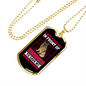Save My German Shepherd Necklace Stainless Steel or 18k Gold Dog Tag 24" Chain-Express Your Love Gifts
