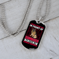 Save My German Shepherd Necklace Stainless Steel or 18k Gold Dog Tag 24" Chain-Express Your Love Gifts