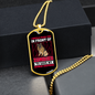 Save My German Shepherd Necklace Stainless Steel or 18k Gold Dog Tag 24" Chain-Express Your Love Gifts