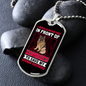 Save My German Shepherd Necklace Stainless Steel or 18k Gold Dog Tag 24" Chain-Express Your Love Gifts