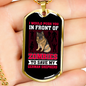 Save My German Shepherd Necklace Stainless Steel or 18k Gold Dog Tag 24" Chain-Express Your Love Gifts