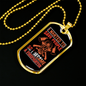 Save People Firefighter Gift Stainless Steel or 18k Gold Dog Tag 24" Chain-Express Your Love Gifts