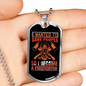 Save People Firefighter Gift Stainless Steel or 18k Gold Dog Tag 24" Chain-Express Your Love Gifts