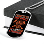 Save People Firefighter Gift Stainless Steel or 18k Gold Dog Tag 24" Chain-Express Your Love Gifts