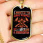 Save People Firefighter Gift Stainless Steel or 18k Gold Dog Tag 24" Chain-Express Your Love Gifts