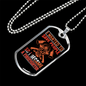 Save People Firefighter Gift Stainless Steel or 18k Gold Dog Tag 24" Chain-Express Your Love Gifts