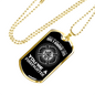 Saved A Hundred Lives Firefighter Gift Stainless Steel or 18k Gold Dog Tag 24" Chain-Express Your Love Gifts