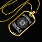 Saved A Hundred Lives Firefighter Gift Stainless Steel or 18k Gold Dog Tag 24" Chain-Express Your Love Gifts