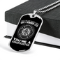Saved A Hundred Lives Firefighter Gift Stainless Steel or 18k Gold Dog Tag 24" Chain-Express Your Love Gifts