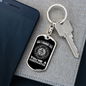 Saved A Hundred Lives Firefighter Keychain Stainless Steel or 18k Gold Dog Tag Keyring-Express Your Love Gifts