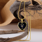 Scorpio Horoscope Zodiac Necklace Stainless Steel or 18k Gold Heart 18-22"-Express Your Love Gifts
