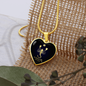 Scorpio Horoscope Zodiac Necklace Stainless Steel or 18k Gold Heart 18-22"-Express Your Love Gifts
