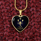 Scorpio Horoscope Zodiac Necklace Stainless Steel or 18k Gold Heart 18-22"-Express Your Love Gifts
