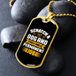 Scratch a Dog Find Permanent Job Necklace Stainless Steel or 18k Gold Dog Tag 24" Chain-Express Your Love Gifts