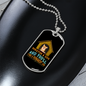 Scratch a Dog House Necklace Stainless Steel or 18k Gold Dog Tag 24" Chain-Express Your Love Gifts