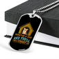 Scratch a Dog House Necklace Stainless Steel or 18k Gold Dog Tag 24" Chain-Express Your Love Gifts