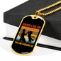 Scratch a Dog Job Necklace Stainless Steel or 18k Gold Dog Tag 24" Chain-Express Your Love Gifts