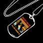 Scratch a Dog Job Necklace Stainless Steel or 18k Gold Dog Tag 24" Chain-Express Your Love Gifts