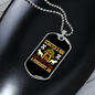 Scratch a Dog Job Yellow Necklace Stainless Steel or 18k Gold Dog Tag 24" Chain-Express Your Love Gifts