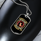 Scratch a Dog Necklace Stainless Steel or 18k Gold Dog Tag 24" Chain-Express Your Love Gifts