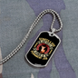 Scratch a Dog Necklace Stainless Steel or 18k Gold Dog Tag 24" Chain-Express Your Love Gifts