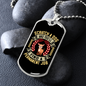 Scratch a Dog Necklace Stainless Steel or 18k Gold Dog Tag 24" Chain-Express Your Love Gifts