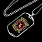 Scratch a Dog Necklace Stainless Steel or 18k Gold Dog Tag 24" Chain-Express Your Love Gifts