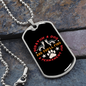 Scratch a Dog Paw Necklace Stainless Steel or 18k Gold Dog Tag 24" Chain-Express Your Love Gifts