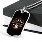 Scratch a Dog Paw Necklace Stainless Steel or 18k Gold Dog Tag 24" Chain-Express Your Love Gifts