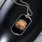 Scratch a Dog Permanent Job Couple Dogs Necklace Stainless Steel or 18k Gold Dog Tag 24" Chain-Express Your Love Gifts