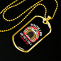 Scratch a Dog Permanent Job Dog House Necklace Stainless Steel or 18k Gold Dog Tag 24" Chain-Express Your Love Gifts