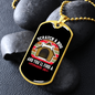 Scratch a Dog Permanent Job Dog House Necklace Stainless Steel or 18k Gold Dog Tag 24" Chain-Express Your Love Gifts