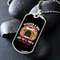 Scratch a Dog Permanent Job Dog House Necklace Stainless Steel or 18k Gold Dog Tag 24" Chain-Express Your Love Gifts