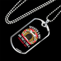 Scratch a Dog Permanent Job Dog House Necklace Stainless Steel or 18k Gold Dog Tag 24" Chain-Express Your Love Gifts