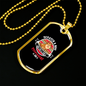 Scratch a Dog Permanent Job Necklace Stainless Steel or 18k Gold Dog Tag 24" Chain-Express Your Love Gifts