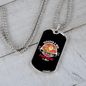 Scratch a Dog Permanent Job Necklace Stainless Steel or 18k Gold Dog Tag 24" Chain-Express Your Love Gifts
