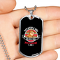 Scratch a Dog Permanent Job Necklace Stainless Steel or 18k Gold Dog Tag 24" Chain-Express Your Love Gifts
