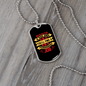 Scratch a Dog Permanent Job Yellow Necklace Stainless Steel or 18k Gold Dog Tag 24" Chain-Express Your Love Gifts