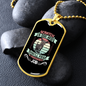 Scratch a Dog Pink Necklace Stainless Steel or 18k Gold Dog Tag 24" Chain-Express Your Love Gifts