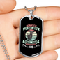 Scratch a Dog Pink Necklace Stainless Steel or 18k Gold Dog Tag 24" Chain-Express Your Love Gifts