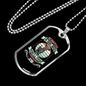 Scratch a Dog Pink Necklace Stainless Steel or 18k Gold Dog Tag 24" Chain-Express Your Love Gifts