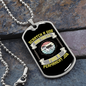 Scratch a Dog Siberian Necklace Stainless Steel or 18k Gold Dog Tag 24" Chain-Express Your Love Gifts