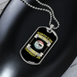 Scratch a Dog Siberian Necklace Stainless Steel or 18k Gold Dog Tag 24" Chain-Express Your Love Gifts
