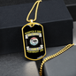 Scratch a Dog Siberian Necklace Stainless Steel or 18k Gold Dog Tag 24" Chain-Express Your Love Gifts