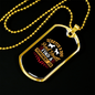 Scratch a Dog Yellow Necklace Stainless Steel or 18k Gold Dog Tag 24" Chain-Express Your Love Gifts