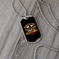 Scratch a Dog Yellow Necklace Stainless Steel or 18k Gold Dog Tag 24" Chain-Express Your Love Gifts