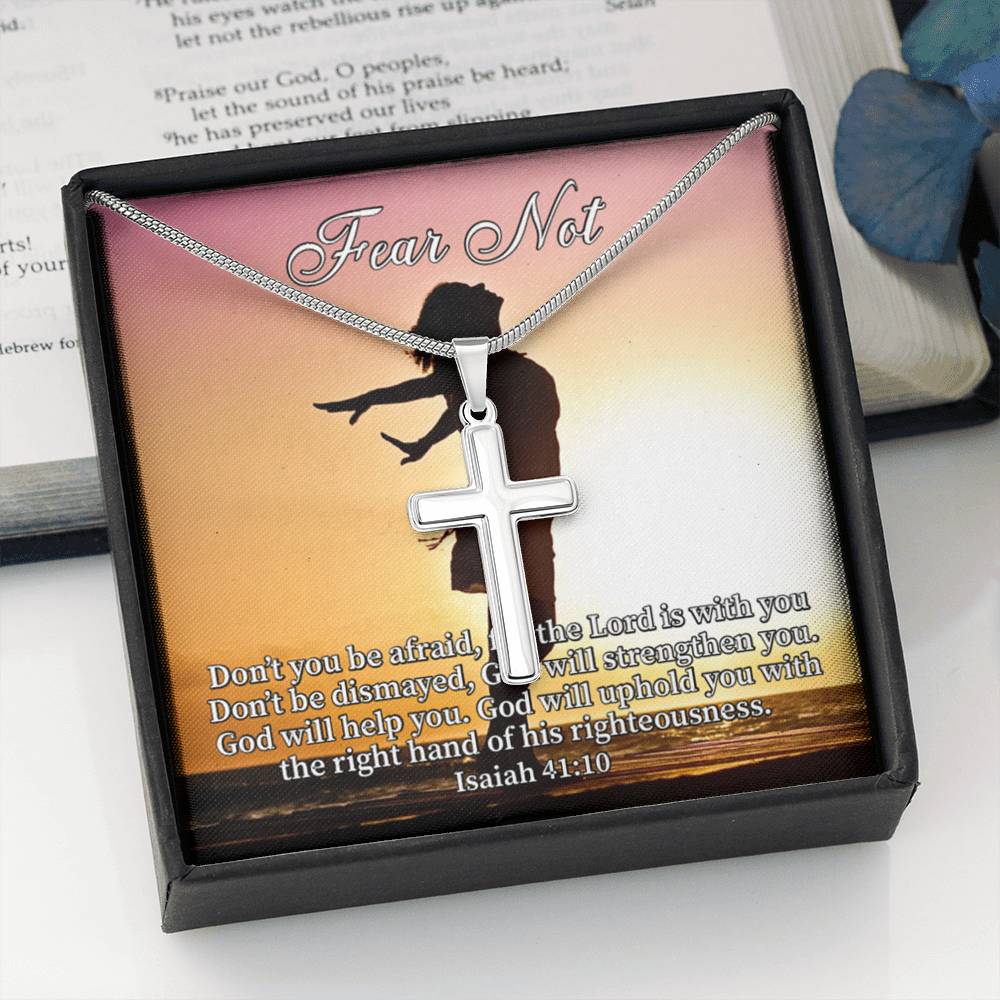 Scripture Card Don't You Be Afraid Isaiah 41:10 Let Not Your Heart Be Troubled Religious Gift-Express Your Love Gifts